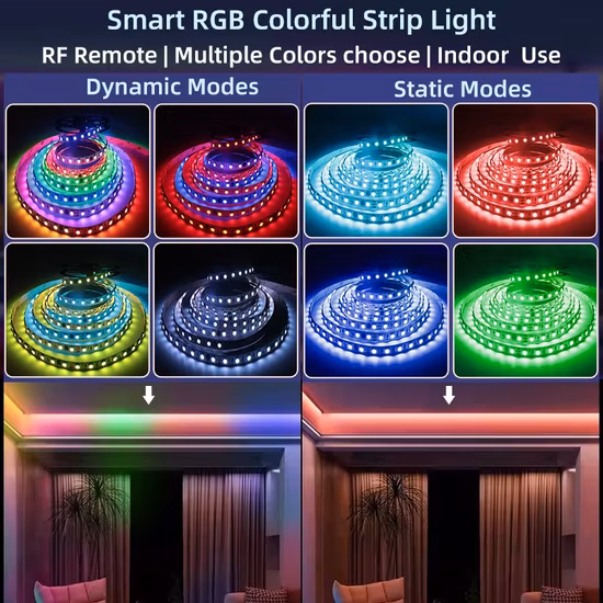 Changement de couleur du pixel 60LEDs/M de lumière de bande de SMD5050 RVB Digital LED