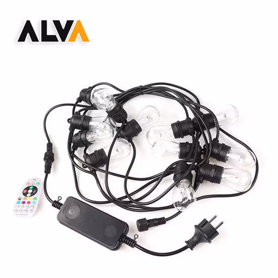 Éclairage décoratif de noël, lampe de décoration d'extérieur pour la maison, projecteur de fête de mariage, décoration féerique, ampoule LED